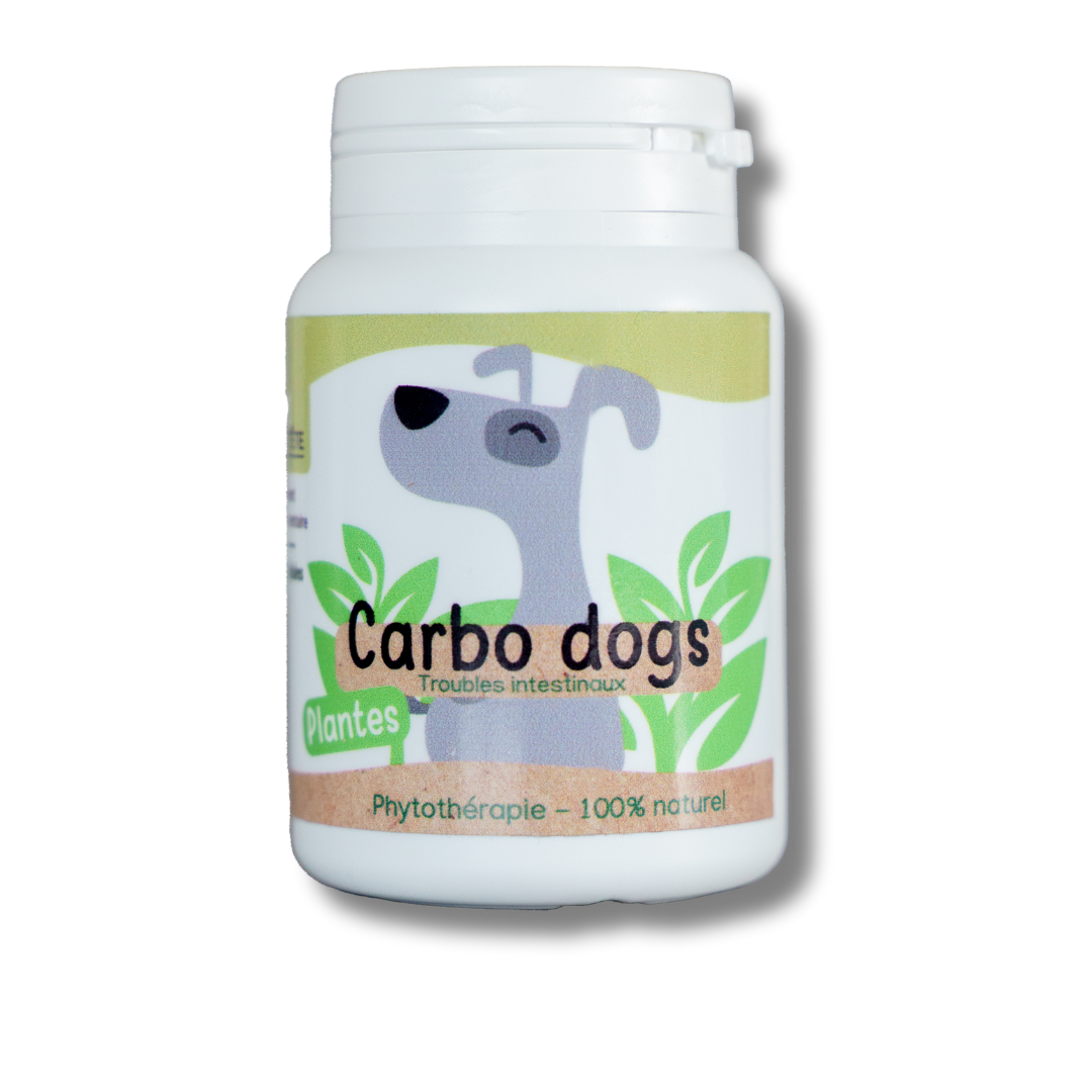 Digestion Carbo Dogs natural - 60 capsules - Dog
