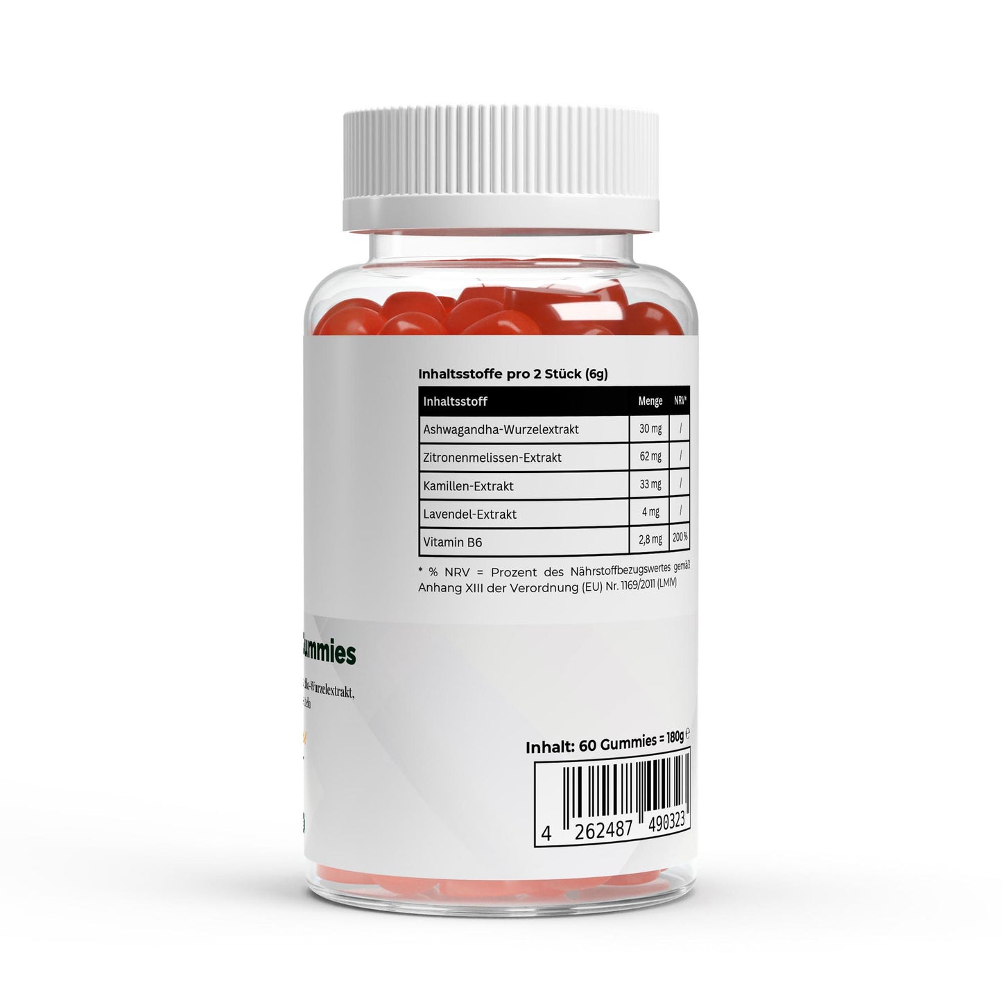 PureVibe Ashwagandha Gummies – Réduction du stress & Sommeil réparateur | Goût Mangue – Végan & Sans Sucre