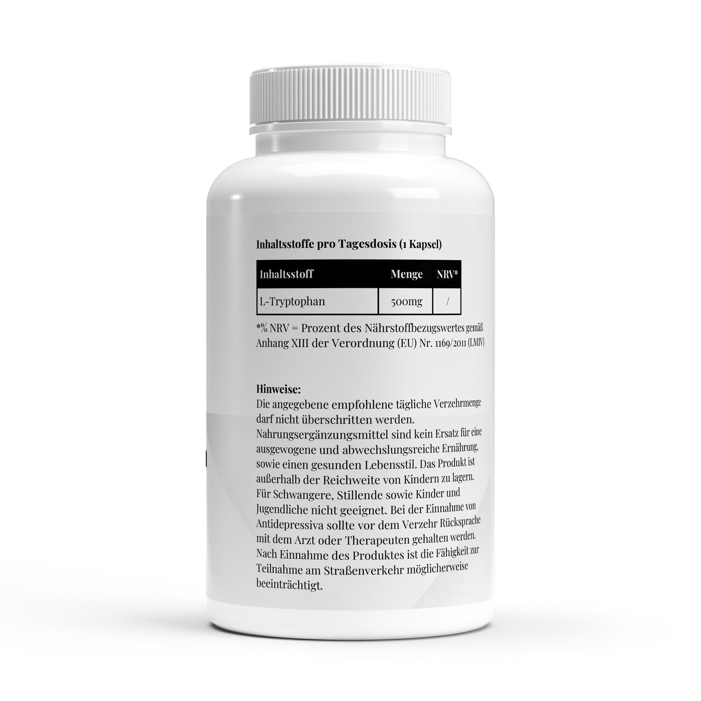 L-Tryptophane 500 mg – Relaxation, Sommeil & Bien-Être Naturel | PureVibe