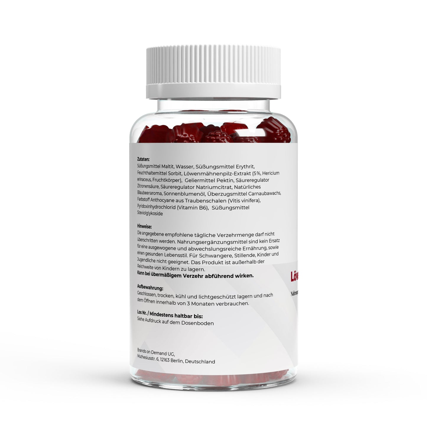 PureVibe – Lion’s Mane Gummies | Clarté Mentale, Mémoire & Concentration Naturelles