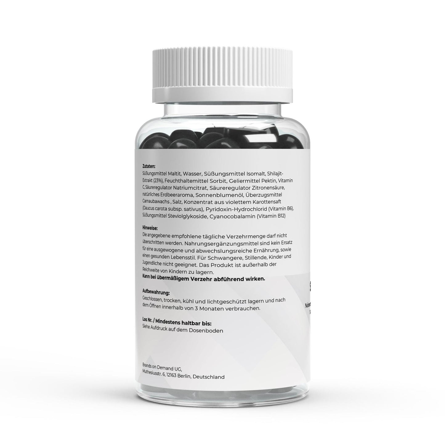 PureVibe – Shilajit Gummies avec Vitamines C, B6 & B12 – Énergie, Vitalité & Équilibre Naturel