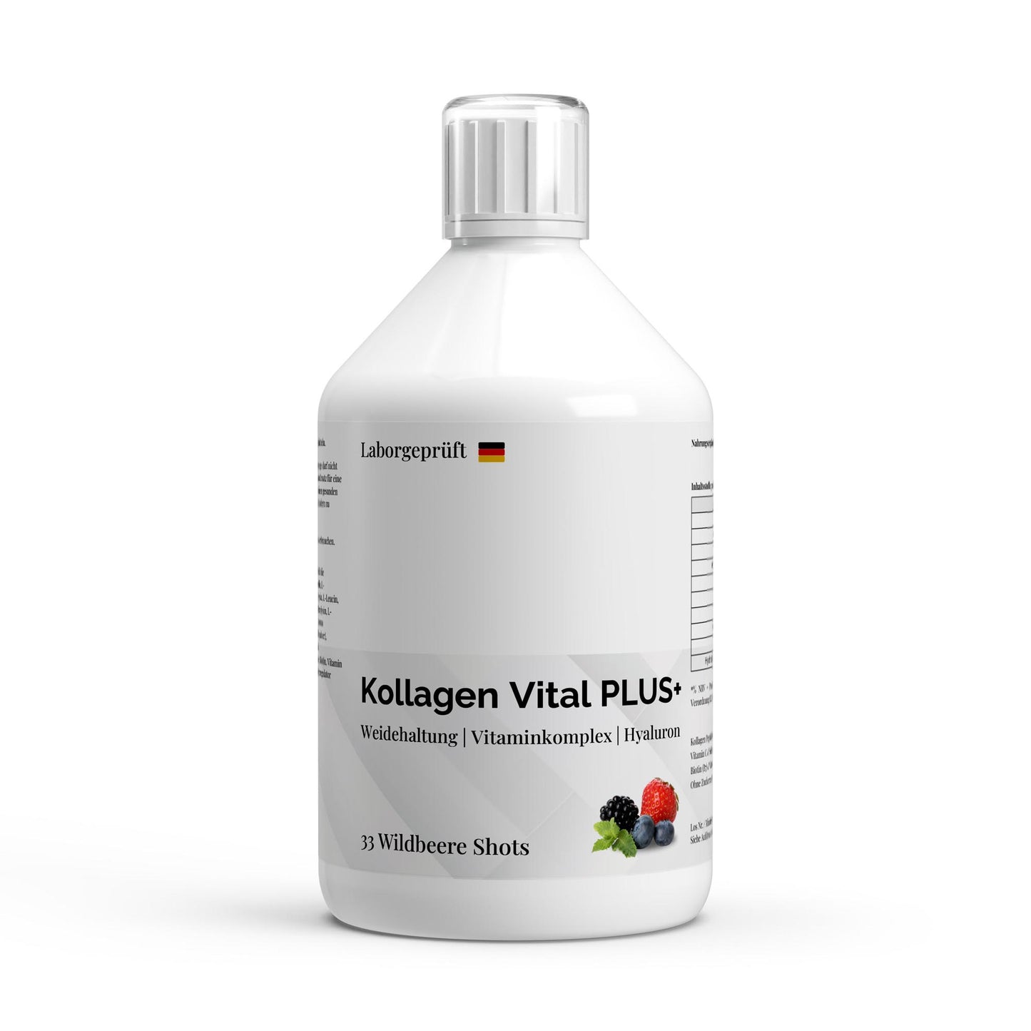 PureVibe – Kollagen Vital PLUS+ | Collagène Bovin, Acide Hyaluronique & Complexe Vitaminé – Peau, Cheveux, Ongles & Vitalité