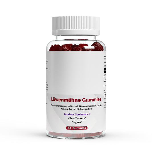 PureVibe – Lion’s Mane Gummies | Clarté Mentale, Mémoire & Concentration Naturelles