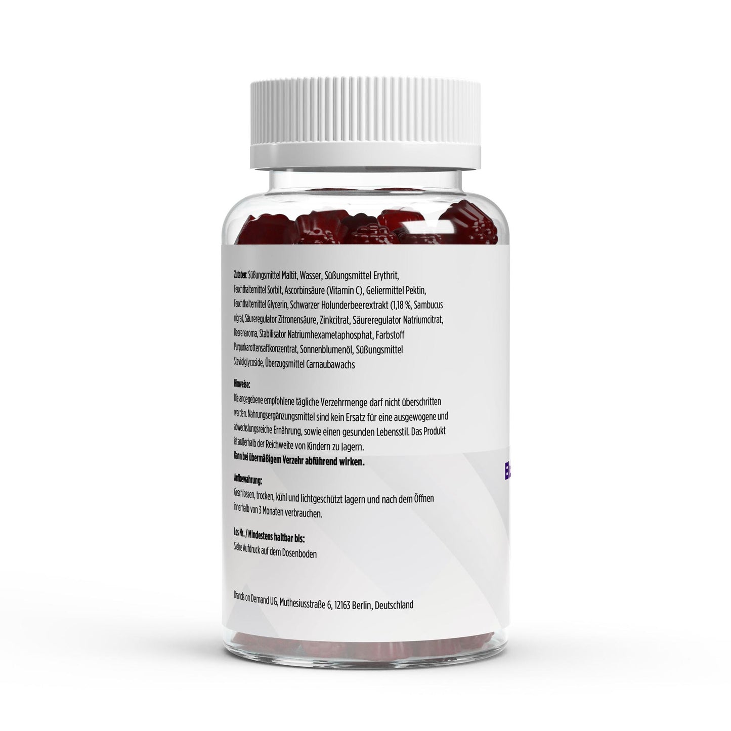 PureVibe – Gummies Sureau, Vitamine C & Zinc | Immunité & Vitalité Naturelle